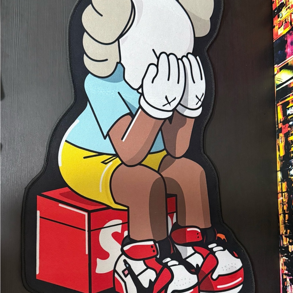 KAWS x SUPREME SITTING COLLECTIBLE RUG